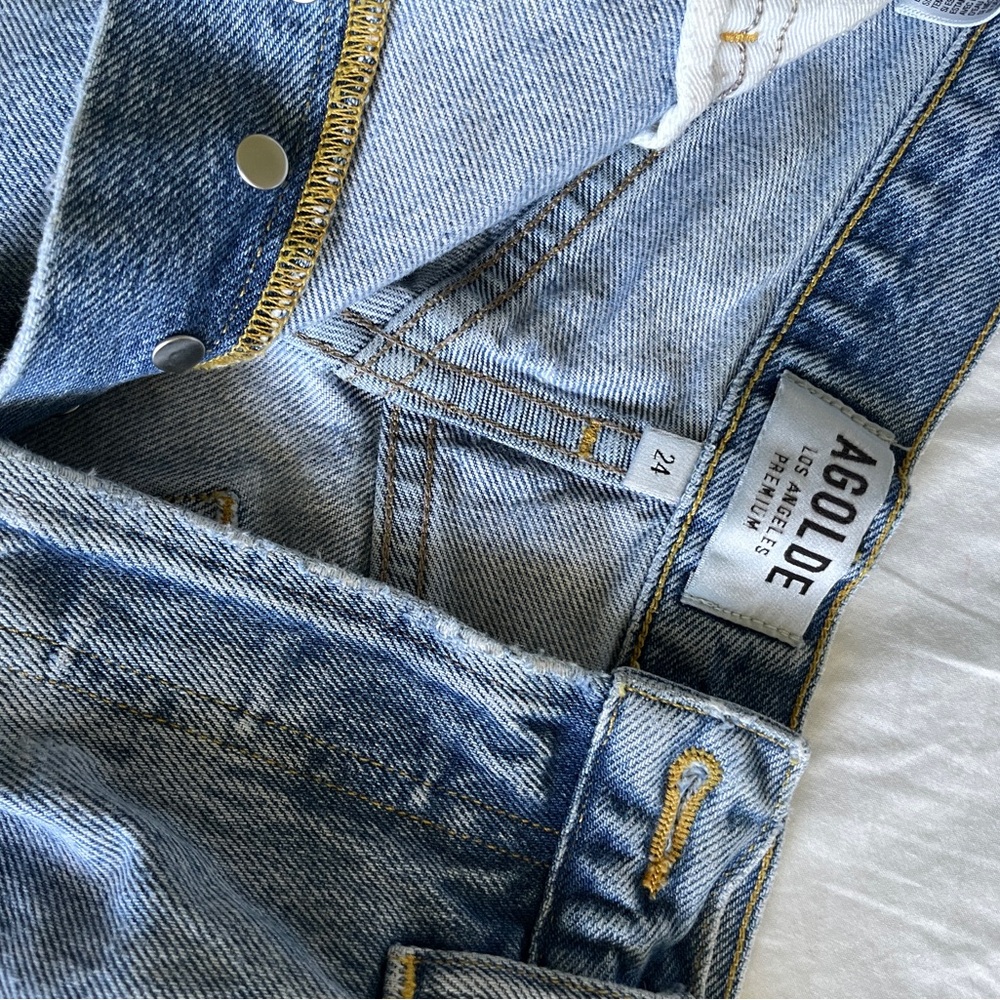 AGOLDE Parker Blue Shorts